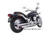 K02 Auspuffanlage für Yamaha XVS 650 A Drag Star Classic Bj. 04-05, E-geprüft 