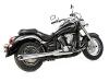 Blackjack 2in1 Auspuffanlage für Kawasaki VN 900 Modelle, E-geprüft 