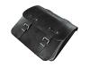 Satteltasche Bobber, schwarzes Leder 