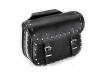 Satteltaschen Terminator, schwarzes Leder 