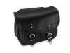 Satteltaschen Bosten, schwarzes Leder 