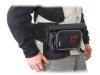 Gürteltasche Nemo, Tarpaulin. Schwarz. Wasserdicht. 2,5 l. 