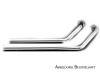 Double Wall Pipes Slip-On Auspuffanlage für Yamaha XVS 650 Drag Star Modelle 
