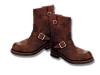 Engineer kurz, klassischer Outdoor Bikerstiefel, braun 