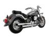 Vance & Hines Cruzer Auspuffanlage für Yamaha XVS 650 Drag Star Modelle 